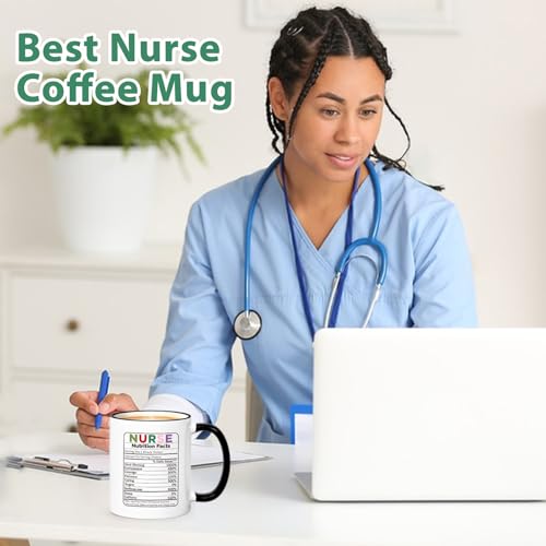 YHRJWN Nurse Gifts for Women Appreciation | Ceramic Coffee Mug | 11 OZ