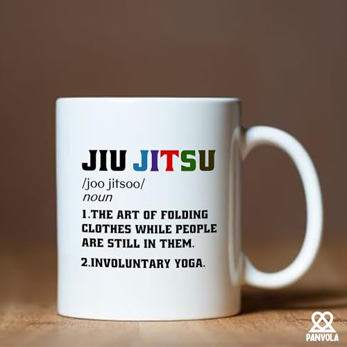 Jiu Jitsu Definition Funny Gifts Jiujitsu | Ceramic Coffee Mug | 11 OZ
