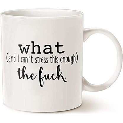 What And I Can t Stress This Enough The Fuck | Ceramic Coffee Mug | 11 OZ