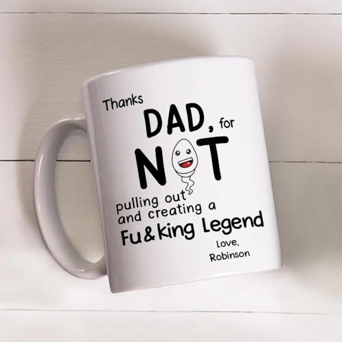 Happy Father s Day Gift Family Funny | Customised Coffee Mug | 11 OZ