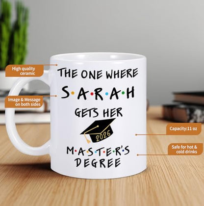 Personalized Master s Graduation Class of | Customised Coffee Mug | 11 OZ