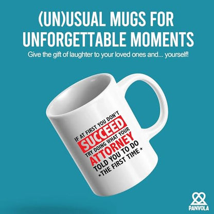 If At First You Don t Succeed Try Doing What | Ceramic Coffee Mug | 11 OZ