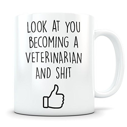 Veterinarian Graduation Gifts Veterinary | Ceramic Coffee Mug | 11 OZ