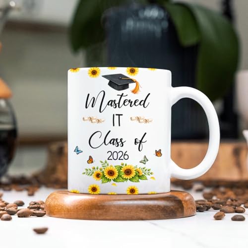Custom Mastered It Class of 2026 with Name | Customised Coffee Mug | 11 OZ