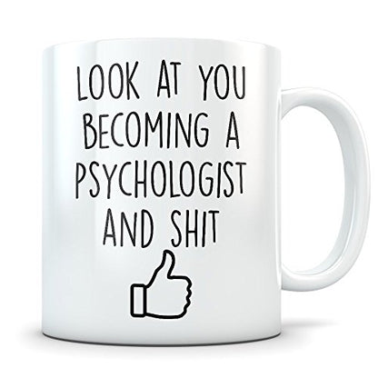 Psychology Graduation Gifts Future | Ceramic Coffee Mug | 11 OZ