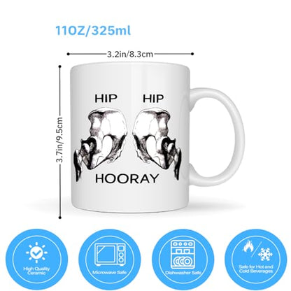 Cheerful Celebration with Hip Hooray Print Fun | Ceramic Coffee Mug | 11 OZ