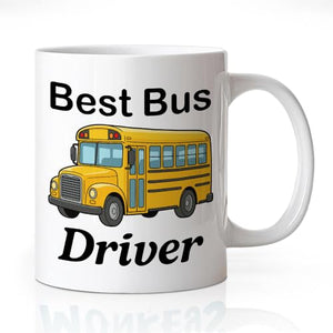 Best Bus Driver Funny School Design for Buses | Ceramic Coffee Mug | 11 OZ