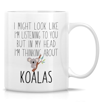 Funny Koalas Lover Cute Koala or for Wildlife | Ceramic Coffee Mug | 11 OZ
