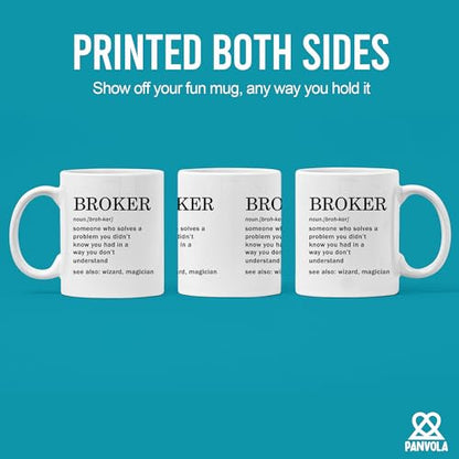 Broker Definition Real Estate Salesperson | Ceramic Coffee Mug | 11 OZ
