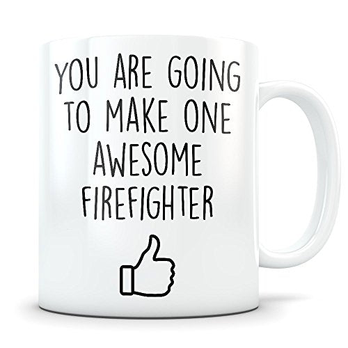 Firefighter Graduation Gifts Future | Ceramic Coffee Mug | 11 OZ