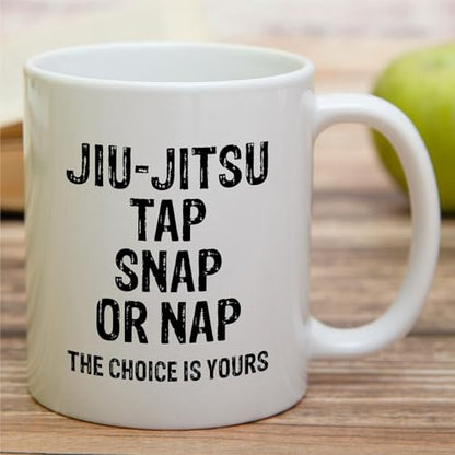 Funny Jiu-Jitsu or Humorous Gift for | Ceramic Coffee Mug | 11 OZ
