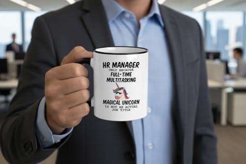 Human Resources Gifts HR Manager Because | Ceramic Coffee Mug | 11 OZ