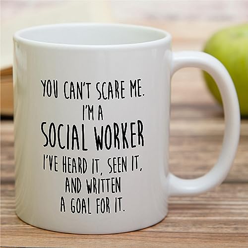 Funny Social Worker Gift Work Graduation | Ceramic Coffee Mug | 11 OZ