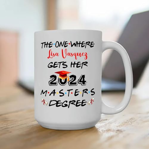 Personalized Graduation Master Degree The | Customised Coffee Mug | 11 OZ