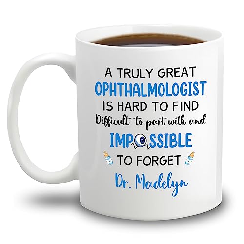 Personalized Retired Ophthalmologist Gift | Customised Coffee Mug | 11 OZ