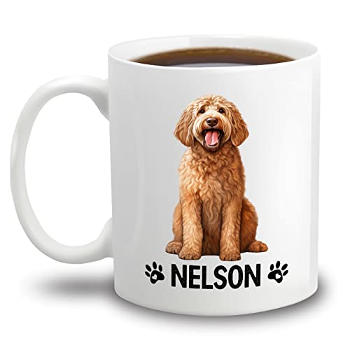 Personalized Goldendoodle Customized Name | Customised Coffee Mug | 11 OZ