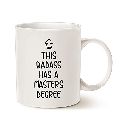 MAUAG Funny Graduation Gift This Badass Has a | Ceramic Coffee Mug | 11 OZ