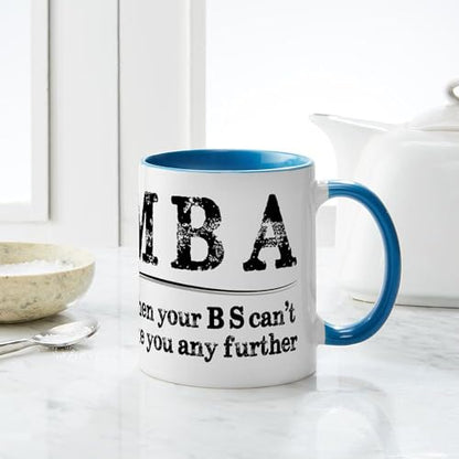 MBA Masters Degree Graduation Gifts Funny | Ceramic Coffee Mug | 11 OZ