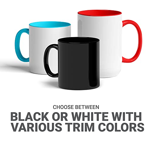 GotPrint Custom with Text Personalize | Customised Coffee Mug | 11 OZ