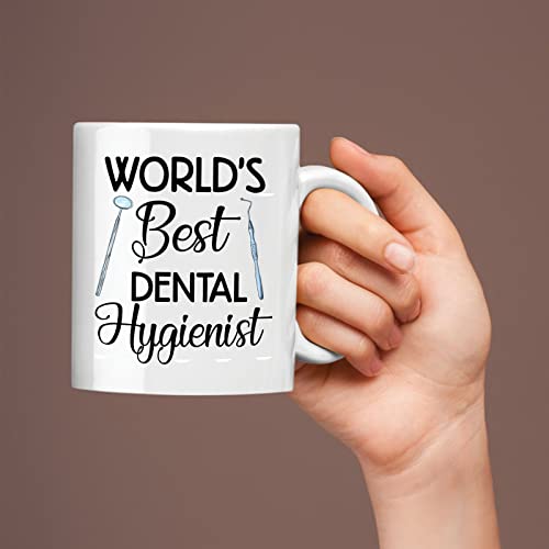 Customized World s Best Dental Hygienist | Customised Coffee Mug | 11 OZ