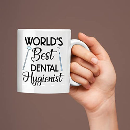 Customized World s Best Dental Hygienist | Customised Coffee Mug | 11 OZ