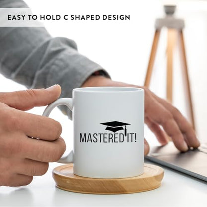 Graduation Gift Mastered It 1-Pack Includes | Ceramic Coffee Mug | 11 OZ