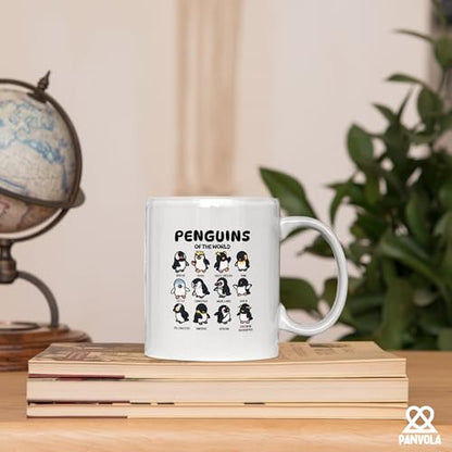 Penguins Of The World Penguin Lovers Gifts For | Ceramic Coffee Mug | 11 OZ