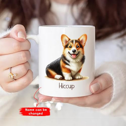 Personalized Pembroke Welsh Corgi | Customised Coffee Mug | 11 OZ