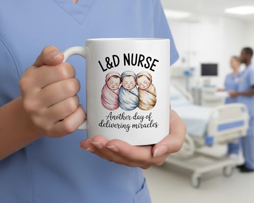 L&D Nurse Labor and Delivery RN Gift for OB | Ceramic Coffee Mug | 11 OZ