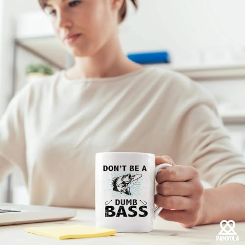 Don t Be A Dumb Bass Fishing Gifts For Men | Ceramic Coffee Mug | 11 OZ