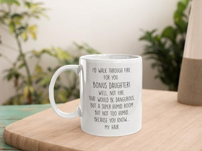 Birthday gifts for Bonus Daughter from Stepmom | Ceramic Coffee Mug | 11 OZ
