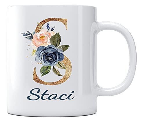 Mothers Day Presents with Name Staci Gift from | Ceramic Coffee Mug | 11 OZ