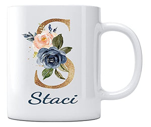 Mothers Day Presents with Name Staci Gift from | Ceramic Coffee Mug | 11 OZ