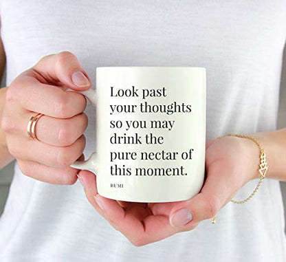 Motivational Inspirational Quote Gift Look | Ceramic Coffee Mug | 11 OZ