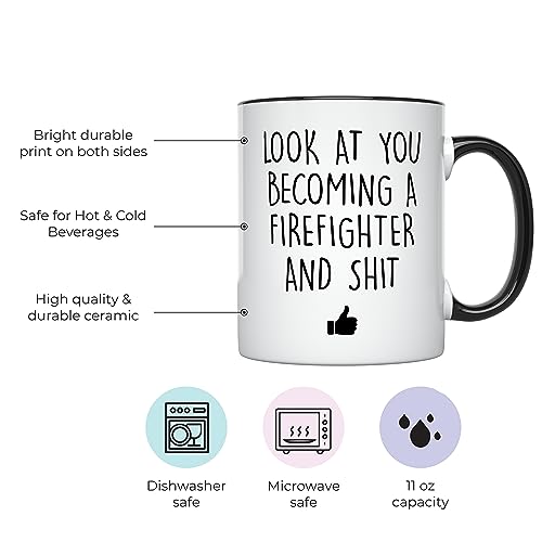 Future Firefighter Graduation for Men Funny | Ceramic Coffee Mug | 11 OZ