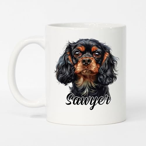 Cavalier King Charles Spaniel Personalized | Customised Coffee Mug | 11 OZ