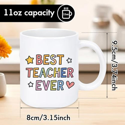 Teacher Gifts For Women Men from Students End | Ceramic Coffee Mug | 11 OZ