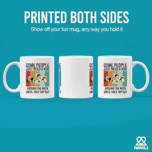 Some People Just Need A Hug Around The Neck | Ceramic Coffee Mug | 11 OZ