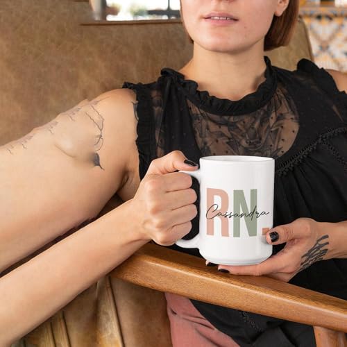 Personalized Registered Nurse Graduation | Customised Coffee Mug | 11 OZ