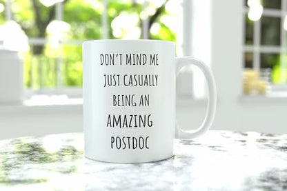 Amazing Postdoc Best Gift Awesome | Ceramic Coffee Mug | 11 OZ