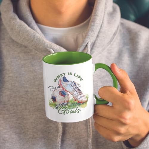 What Is Life Without Goals Customized Name | Customised Coffee Mug | 11 OZ