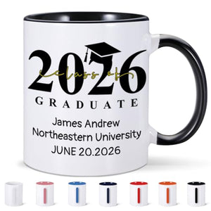 Personalized Graduation Gifts Class of 2026 | Customised Coffee Mug | 11 OZ