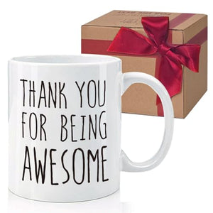 Thank You Gift for Coworker Employee | Ceramic Coffee Mug | 11 OZ
