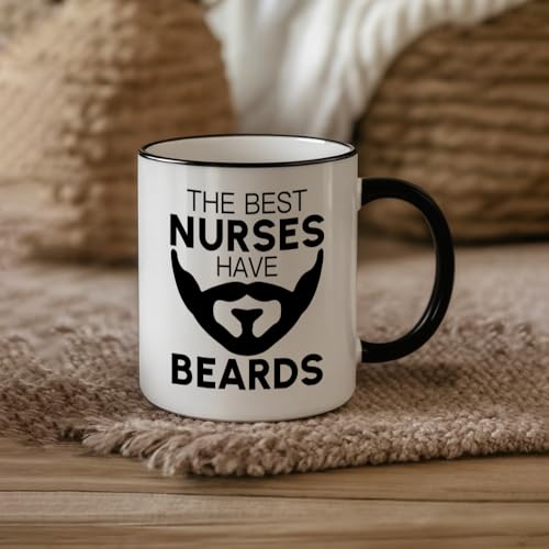 Funny Male Nurse Gifts for Men Dad Coworkers | Ceramic Coffee Mug | 11 OZ