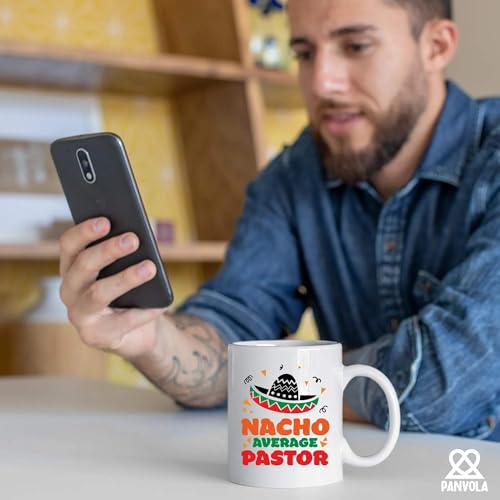 Nacho Average Pastor Funny Gifts Minister | Ceramic Coffee Mug | 11 OZ