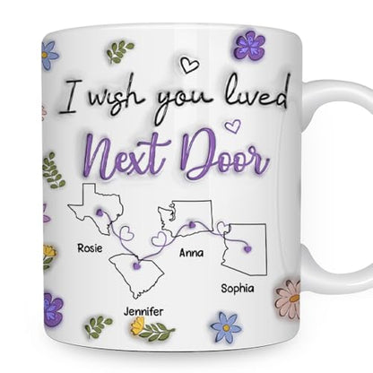 Wrappiness Personalized I Wish We Lived | Customised Coffee Mug | 11 OZ