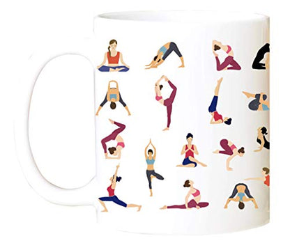 Yoga Pose Mother s Day Gift Girl Power | Ceramic Coffee Mug | 11 OZ