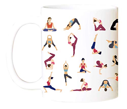 Yoga Pose Mother s Day Gift Girl Power | Ceramic Coffee Mug | 11 OZ