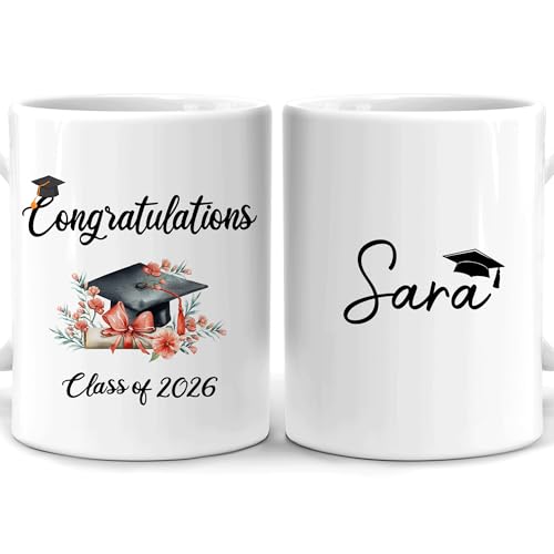 Hyturtle Personalized Graduation Gift For | Customised Coffee Mug | 11 OZ