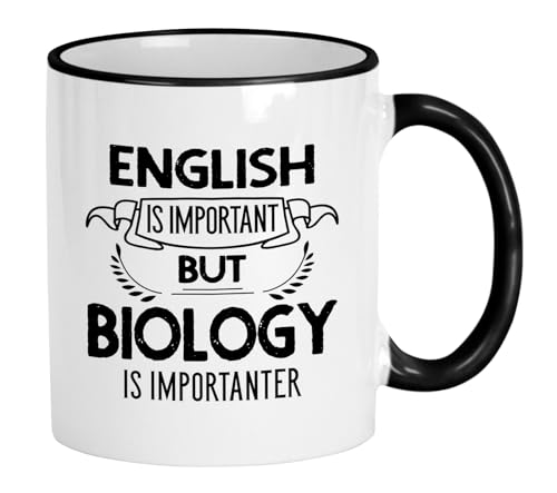 Biology English Importanter Funny The Perfect | Ceramic Coffee Mug | 11 OZ